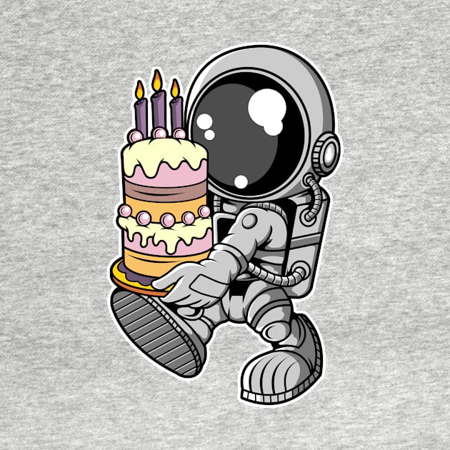 Astronaut Birthday Cake by ArtisticParadigms